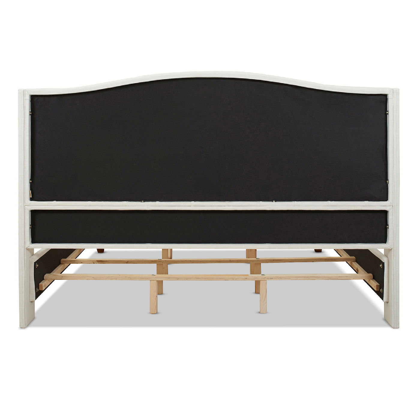 Marcella - Upholstered Shelter Headboard Bed Set - The Sleep Loft - Online Mattress Showroom NYC