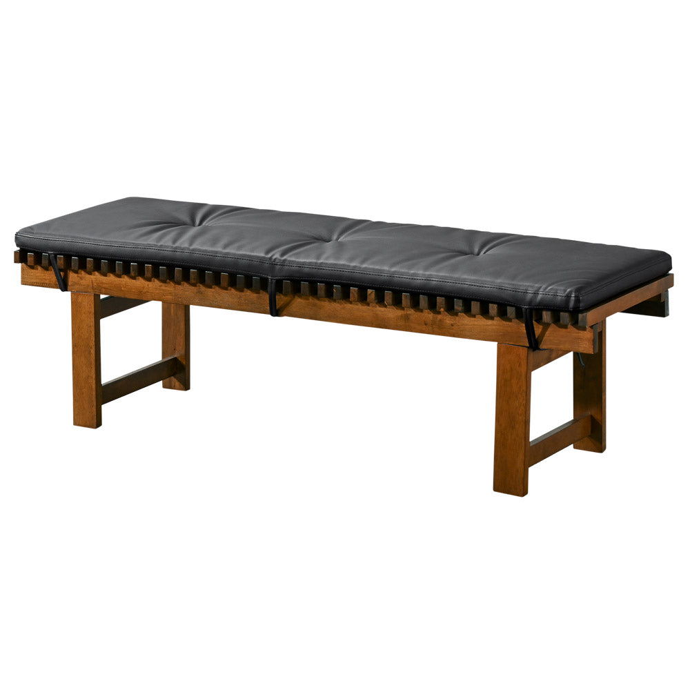 Lucia - Bench - Black - The Sleep Loft - Online Mattress Showroom NYC