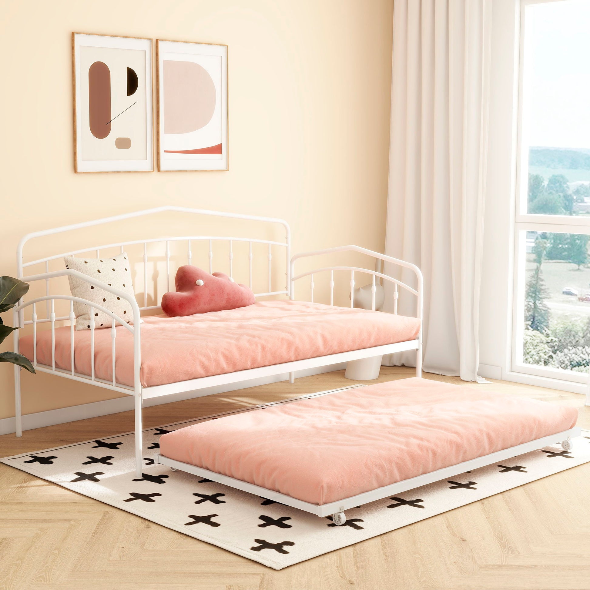 Fox - Daybed With Twin Trundle - The Sleep Loft - Online Mattress Showroom NYC