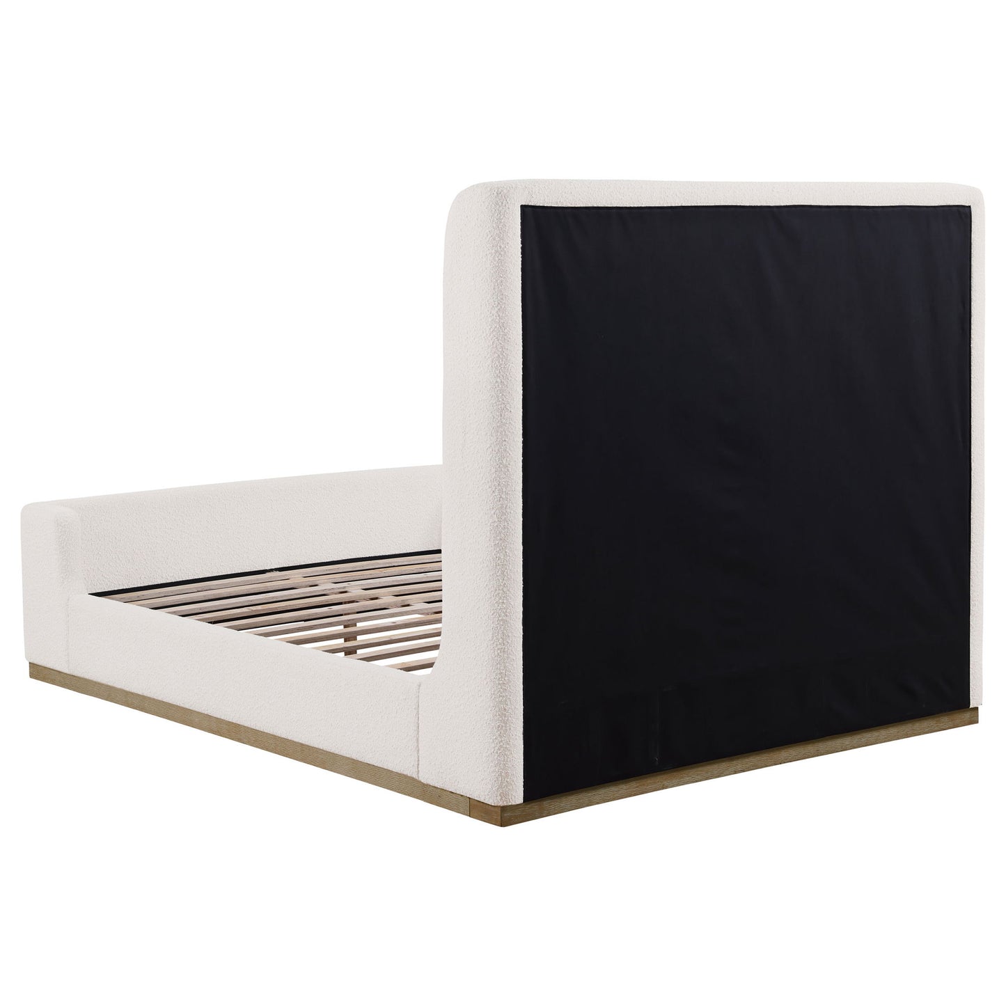 Vindra - Queen Sleigh Bed - Cream - The Sleep Loft - Online Mattress Showroom NYC