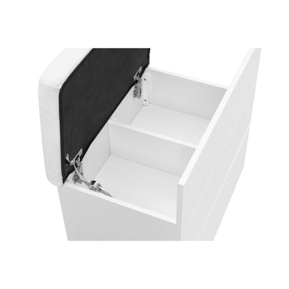 Elisa - Vanity Set With Stool And LED Bulbs - The Sleep Loft - Online Mattress Showroom NYC