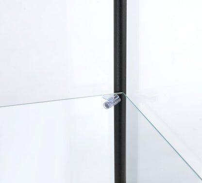 Bellatrix 3-shelf Clear Glass Curio Cabinet Mango