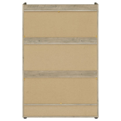 Denia 3-tier Engineered Wood Shoe Cabinet White
