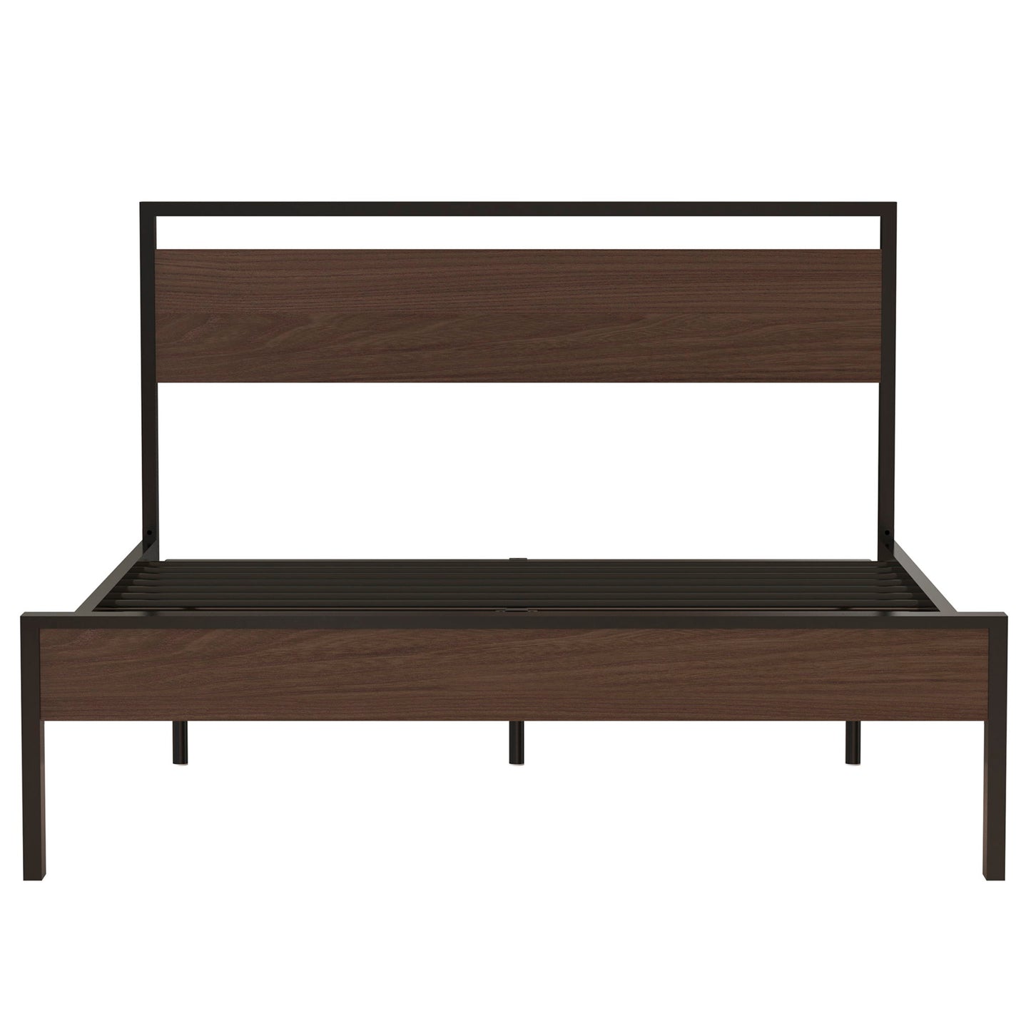 Ceres - Metal Bed With Wood Headboard & Footboard - The Sleep Loft - Online Mattress Showroom NYC