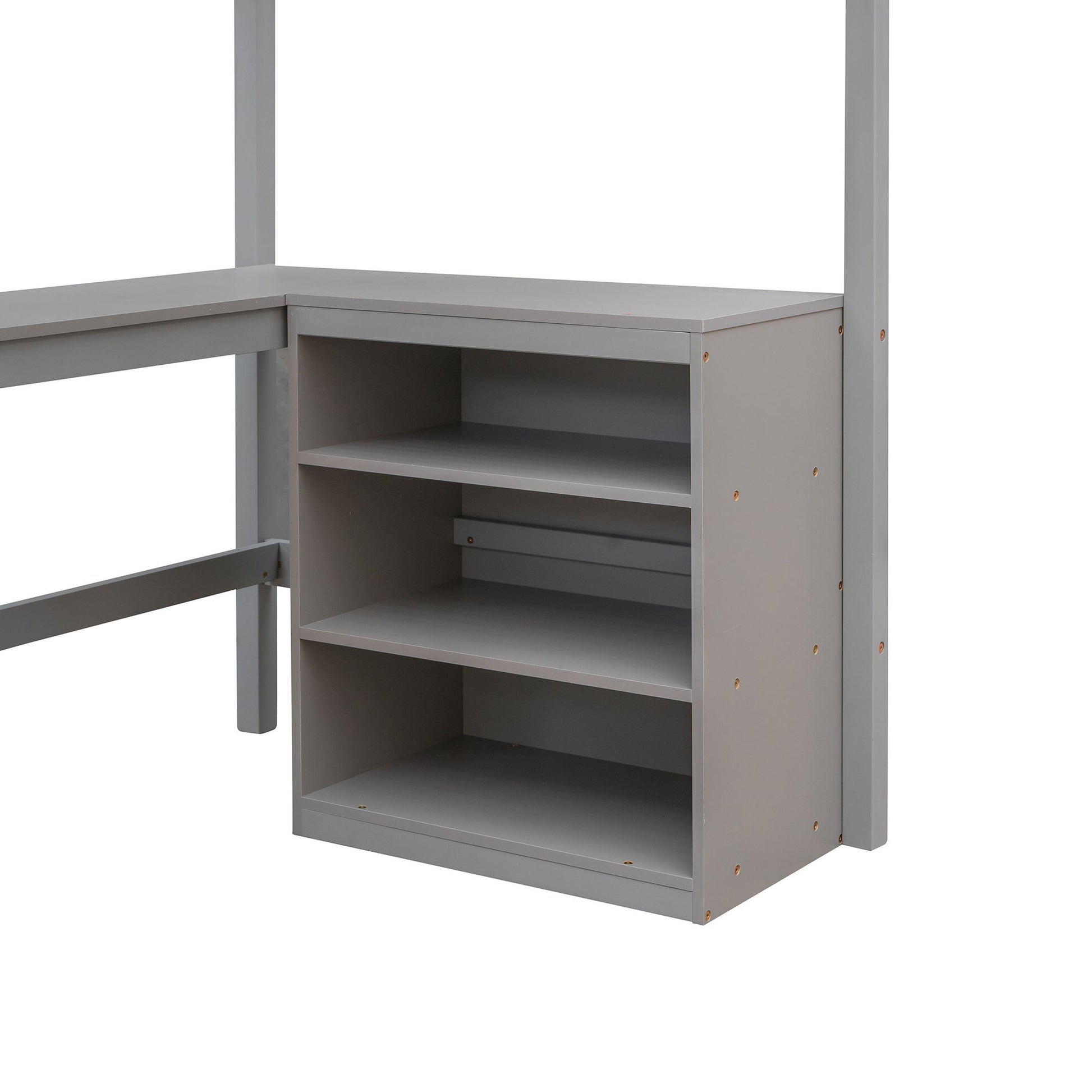 Loft Bed With Shelves With Desk - The Sleep Loft - Online Mattress Showroom NYC