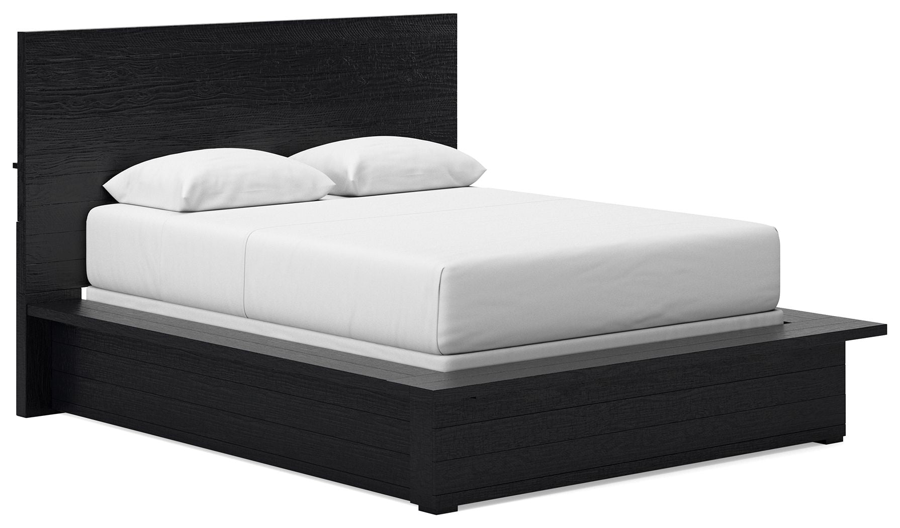 Londer - Queen Panel Bed - Black - The Sleep Loft - Online Mattress Showroom NYC
