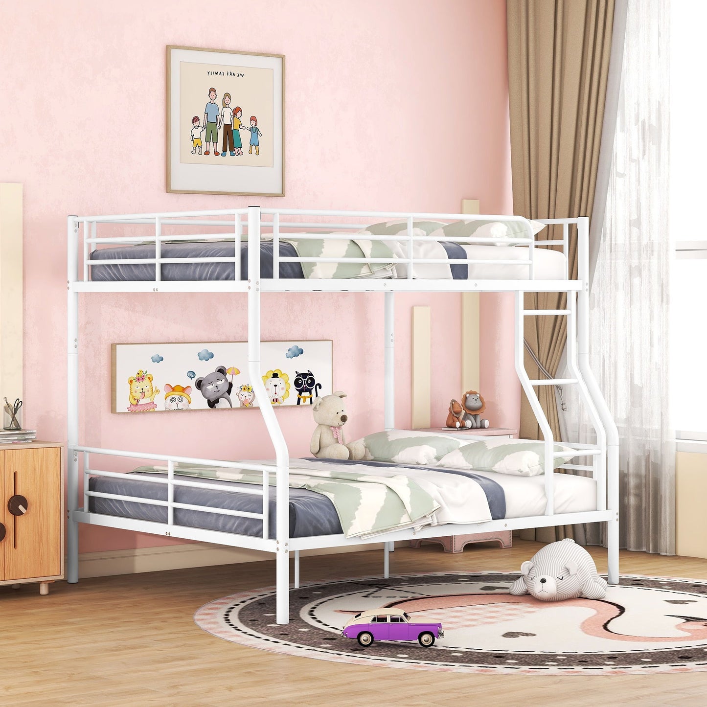 Steel Construction Bunk Bed - The Sleep Loft - Online Mattress Showroom NYC