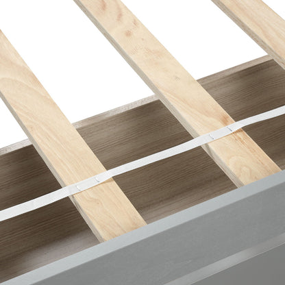 Platform Storage Bed Wood Bed Frame With Two Drawers And Headboard - The Sleep Loft - Online Mattress Showroom NYC