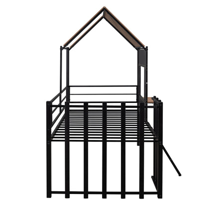 Loft Bed With Roof, Window, Guardrail, Ladder - The Sleep Loft - Online Mattress Showroom NYC