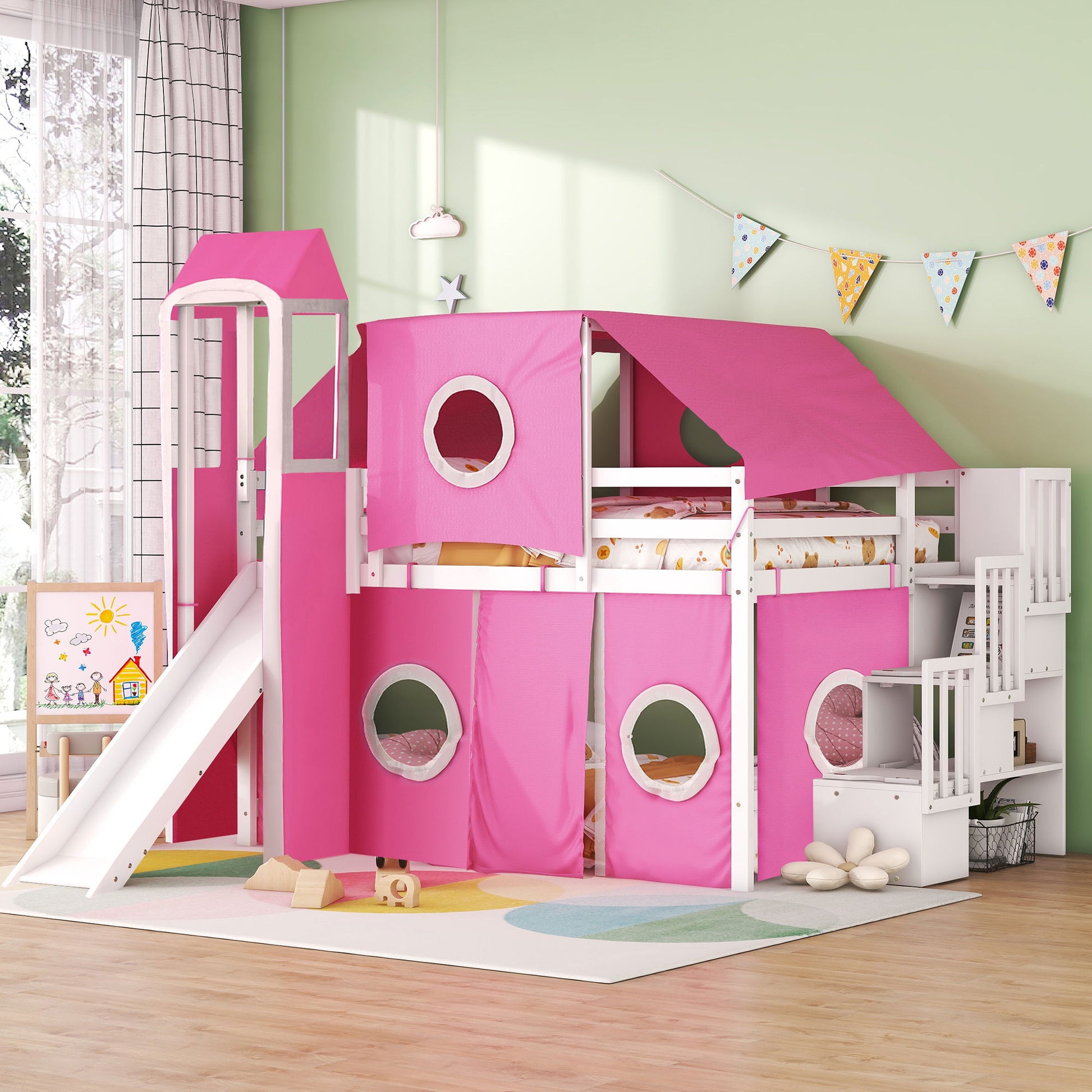 Loft Bed With Tent And Tower - The Sleep Loft - Online Mattress Showroom NYC