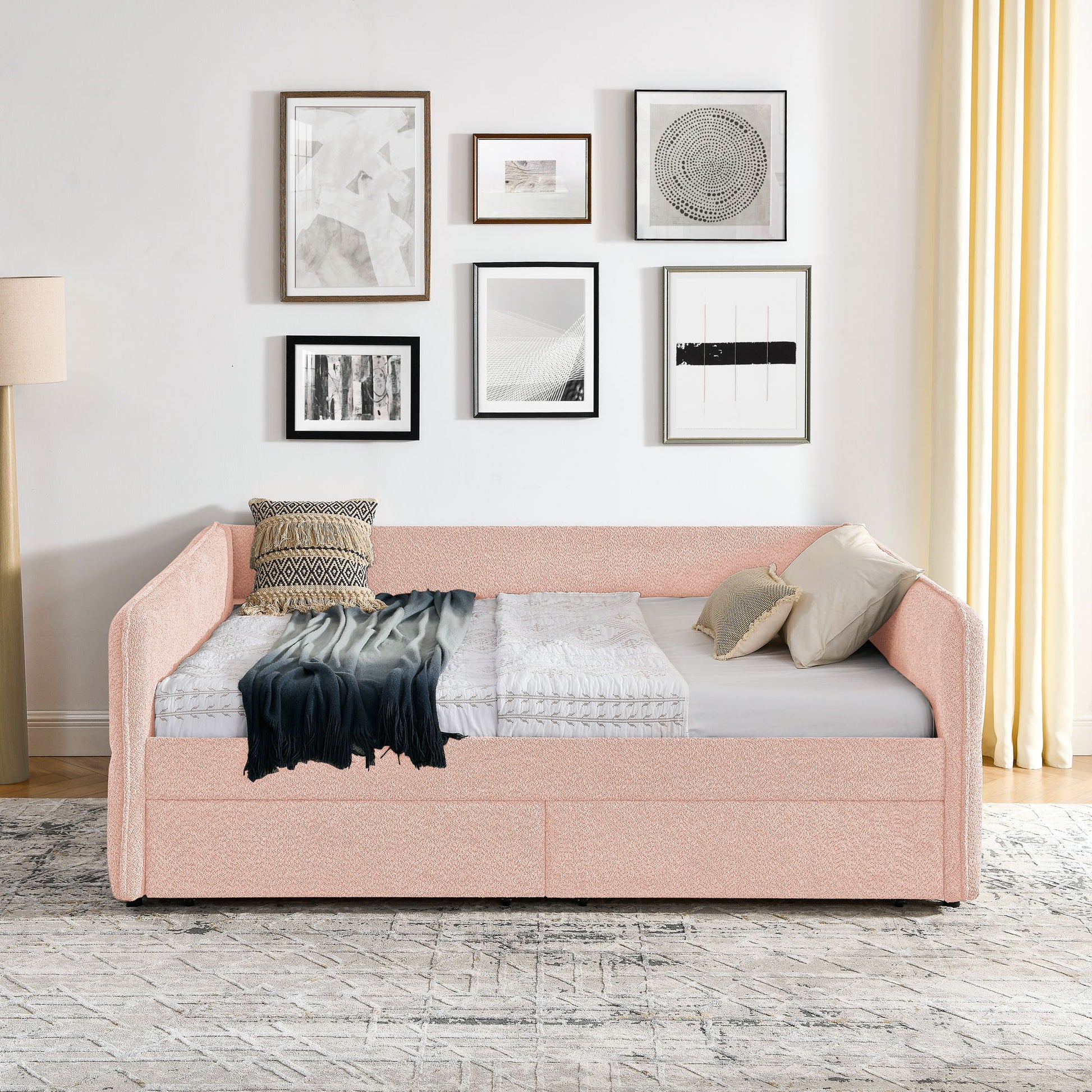 Upholstered Daybed & 2 Drawers - The Sleep Loft - Online Mattress Showroom NYC