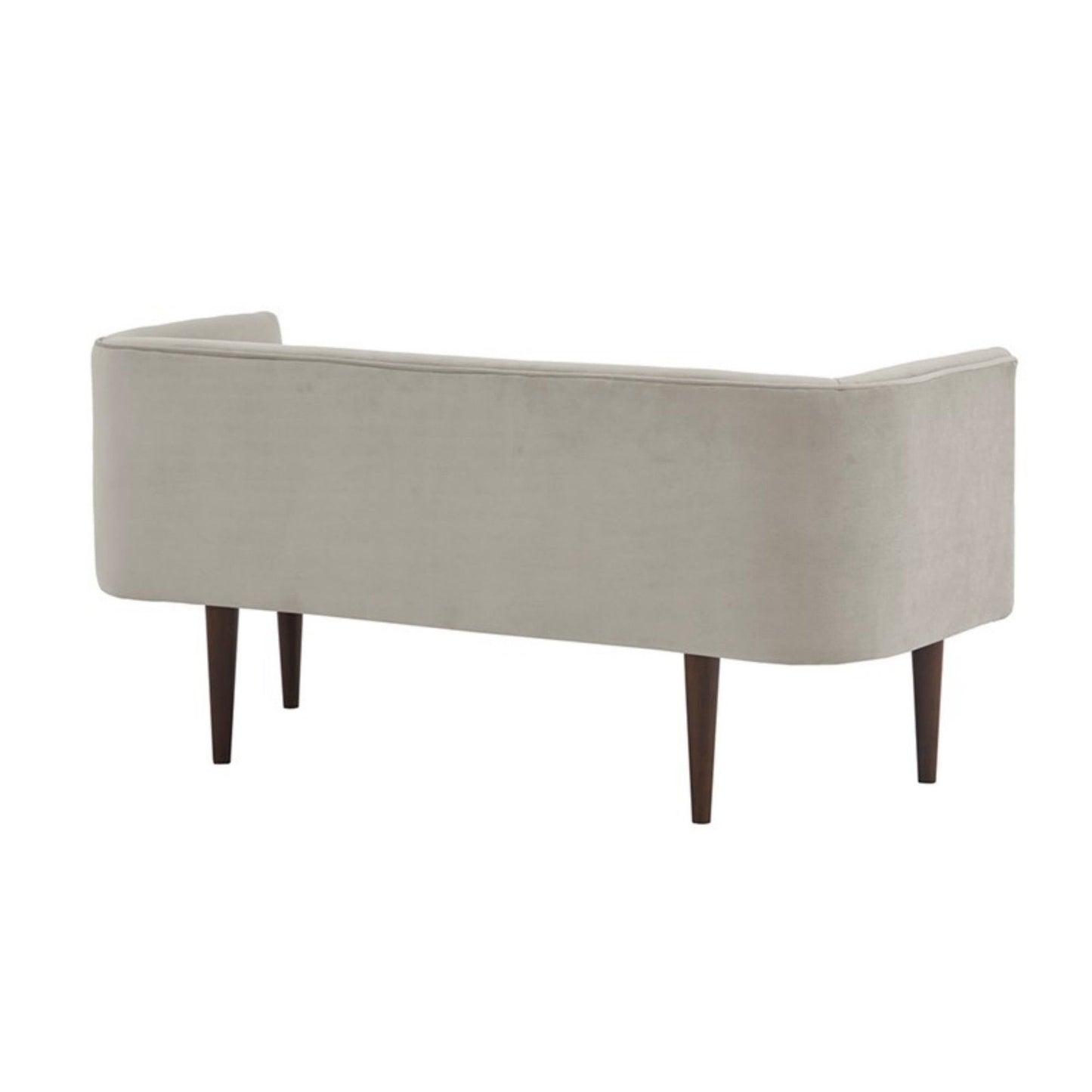 Farrah - Accent Bench With Low Back & Sides - Cream - The Sleep Loft - Online Mattress Showroom NYC