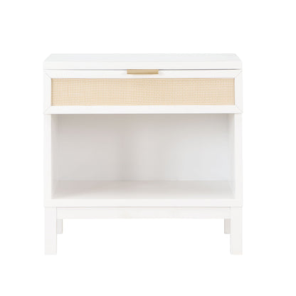Blake - 1 Drawer Nightstand - White - The Sleep Loft - Online Mattress Showroom NYC