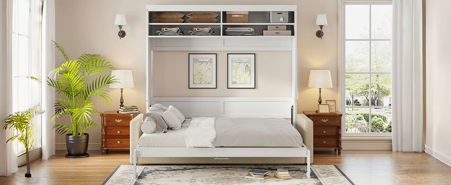 Murphy Wall Bed With Sofa - The Sleep Loft - Online Mattress Showroom NYC