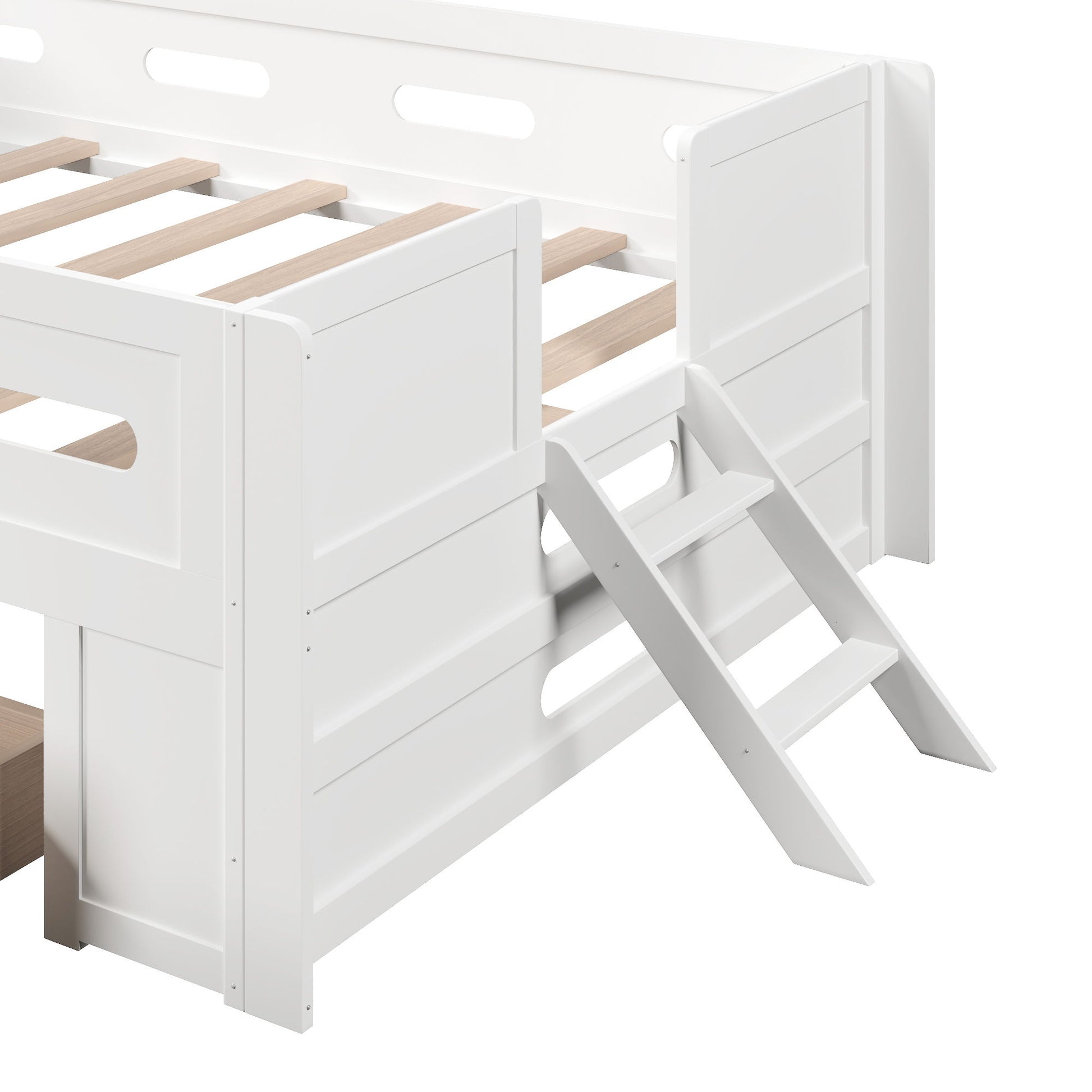 Platform Bed With Guardrail And Drawer - The Sleep Loft - Online Mattress Showroom NYC