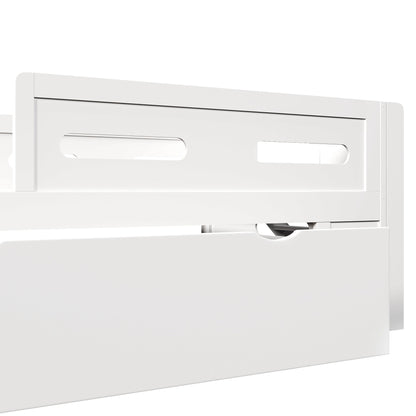 Platform Bed With Guardrail And Drawer - The Sleep Loft - Online Mattress Showroom NYC