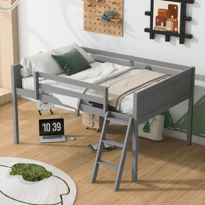 Low Loft Bed With Adjustable Ladder - The Sleep Loft - Online Mattress Showroom NYC