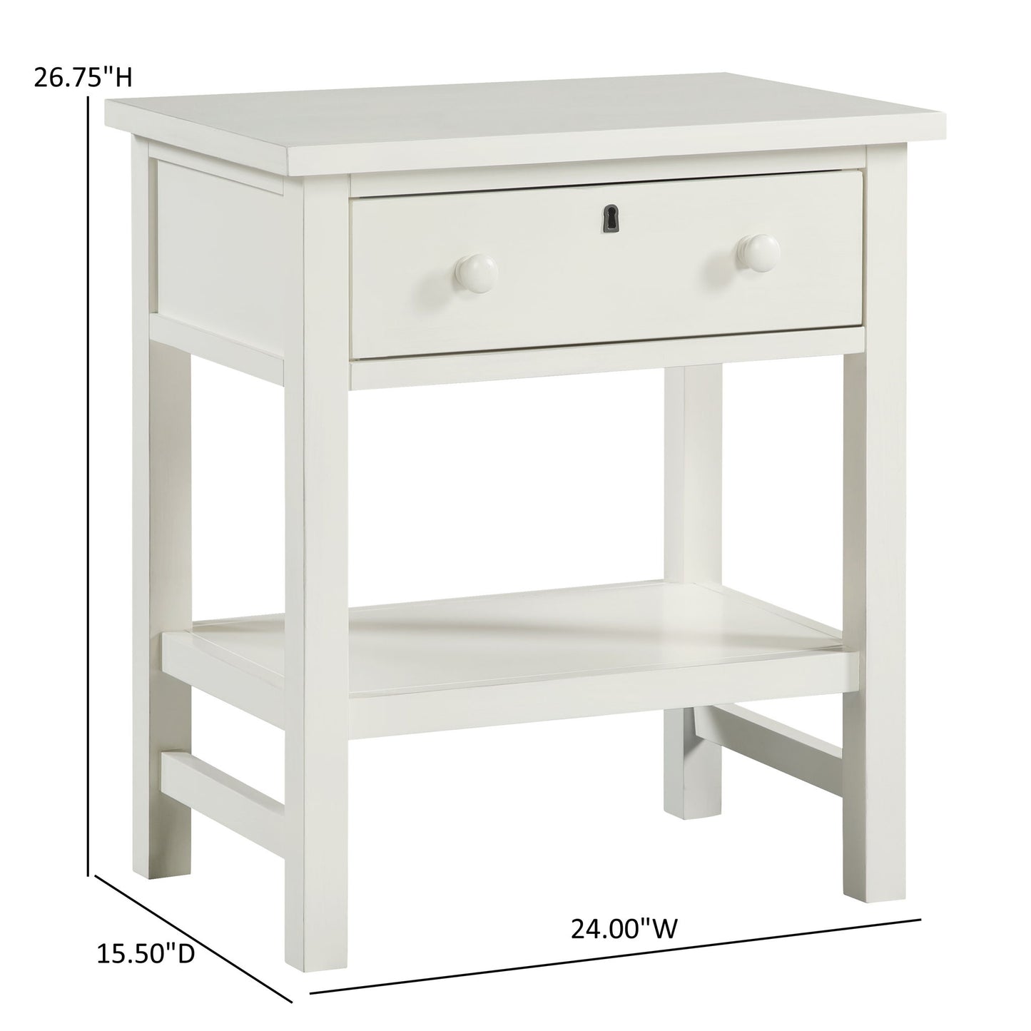Finley - 1 Drawer Storage Nightstand - The Sleep Loft - Online Mattress Showroom NYC