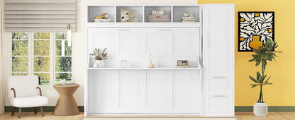 Murphy Wall Bed With Closet And Drawers - The Sleep Loft - Online Mattress Showroom NYC