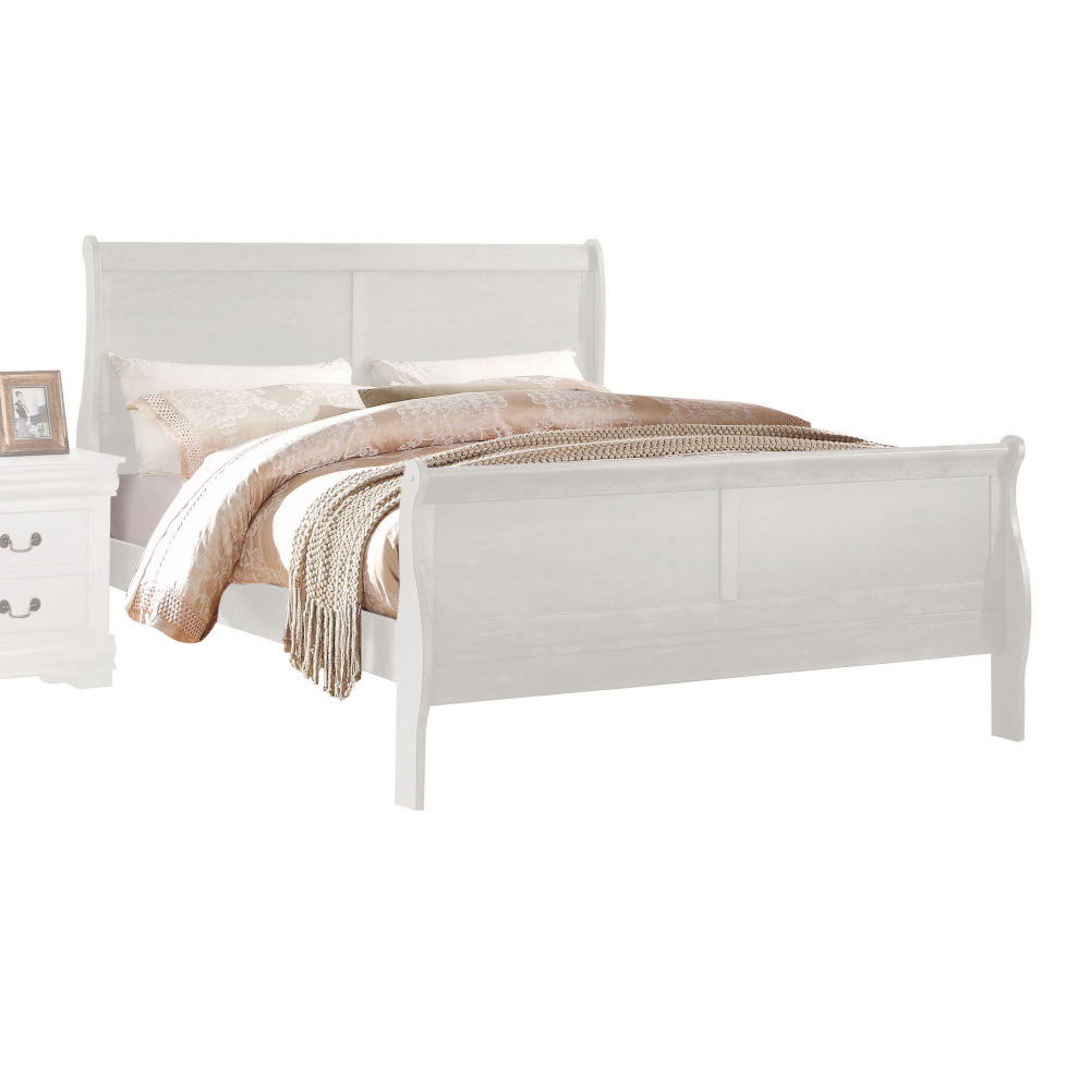 Louis Philippe - Sleigh Style Bed - The Sleep Loft - Online Mattress Showroom NYC
