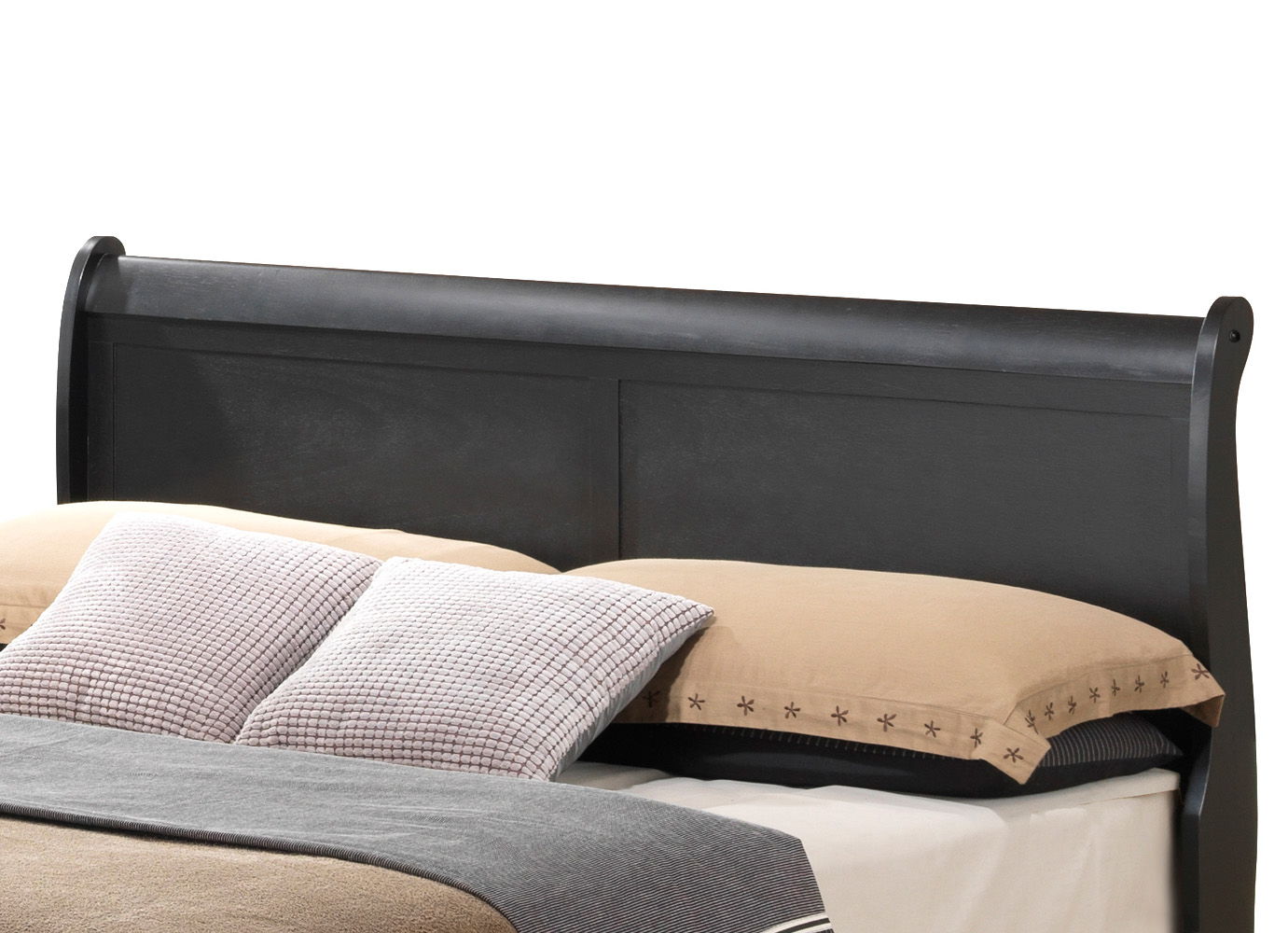 Sleigh Bed With Low Footboard - The Sleep Loft - Online Mattress Showroom NYC