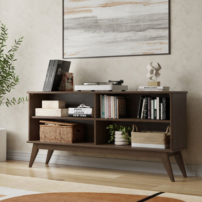 Draper - Handcrafted Low Bookcase - The Sleep Loft - Online Mattress Showroom NYC