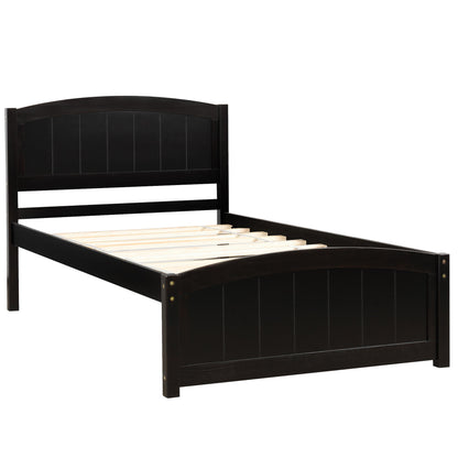 Platform Bed & Headboard, Footboard And Wood Slat Support - The Sleep Loft - Online Mattress Showroom NYC