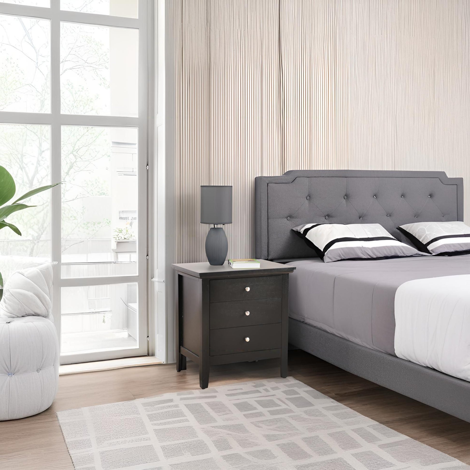 3 Drawer Nightstand & Dove Tailed Drawers - The Sleep Loft - Online Mattress Showroom NYC