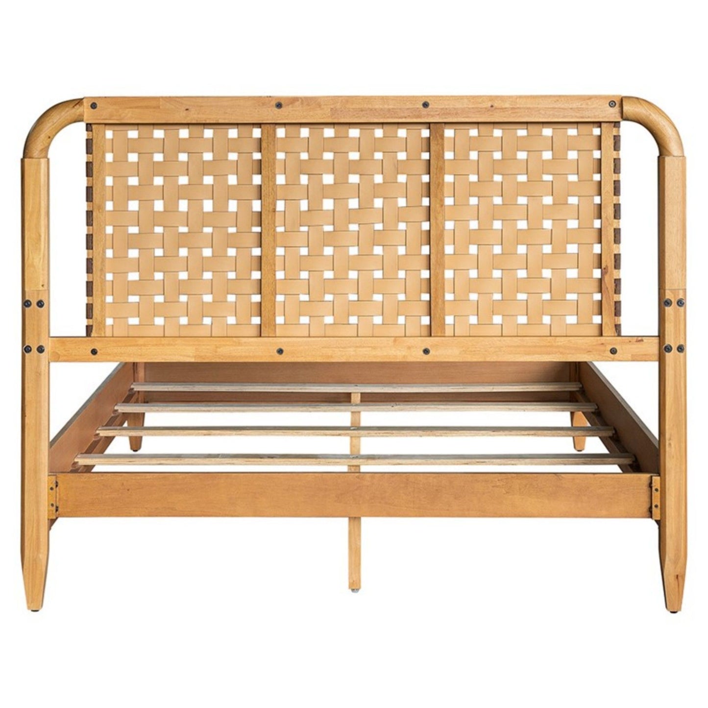 Queen Bed With Caramel Maple Wood - Natural - The Sleep Loft - Online Mattress Showroom NYC