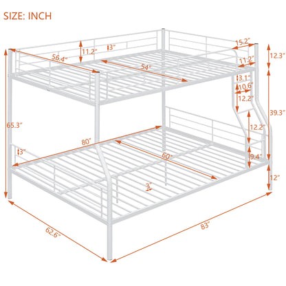 Steel Construction Bunk Bed - The Sleep Loft - Online Mattress Showroom NYC