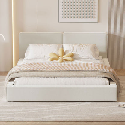 Upholstered Platform Bed, Grounded Bed With Solid Frame - The Sleep Loft - Online Mattress Showroom NYC