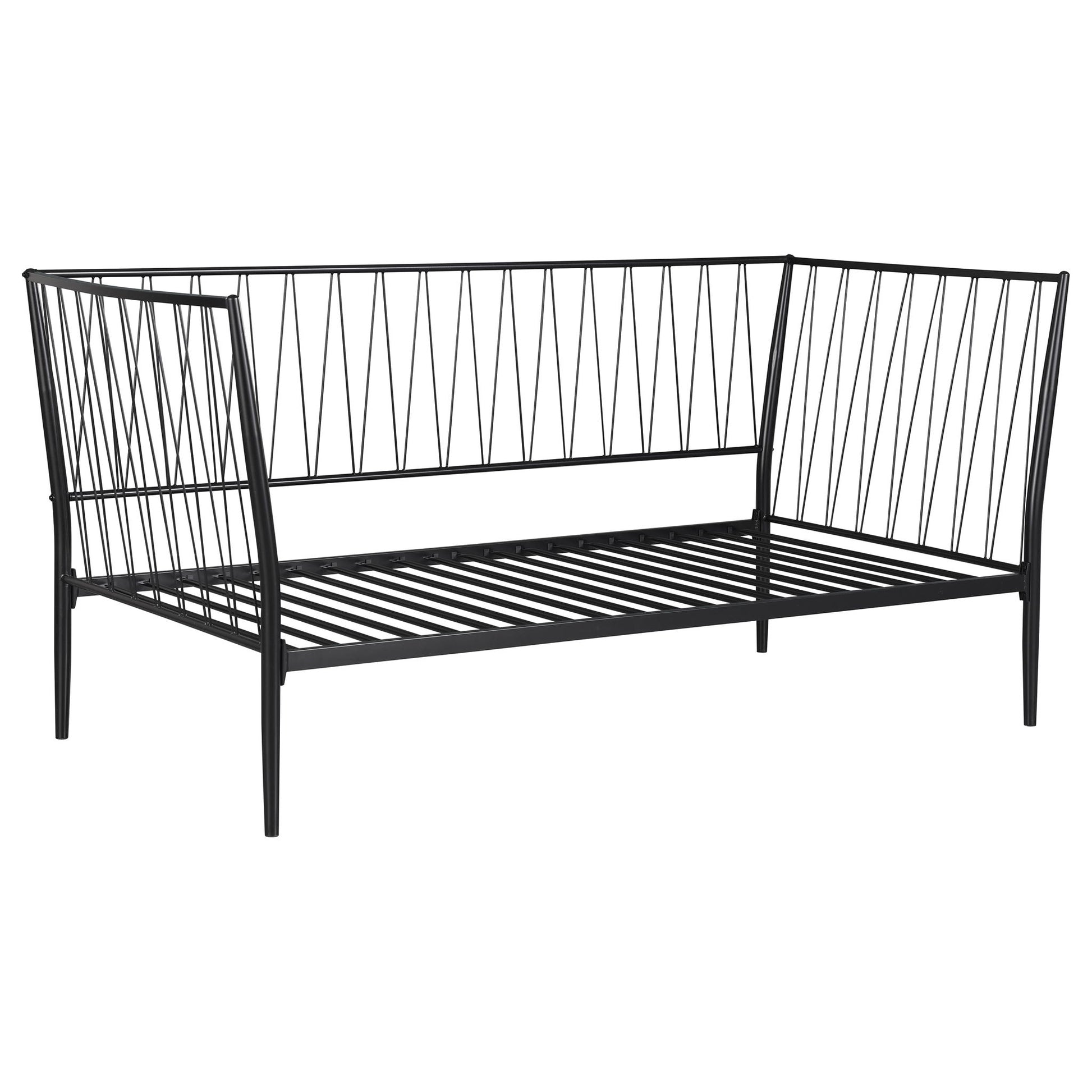 Vertigo - Twin Daybed With Slatted Support - Matte Black - The Sleep Loft - Online Mattress Showroom NYC