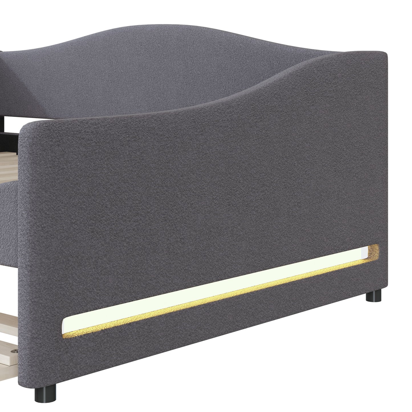 Upholstered Daybed With Light And Trundle - The Sleep Loft - Online Mattress Showroom NYC