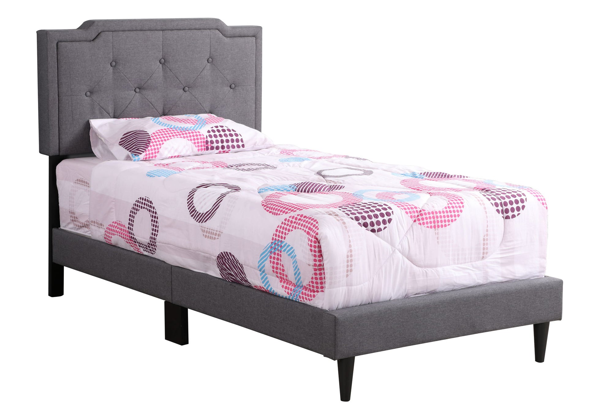 Button Tufted Bed Charming For Cozy Spaces - The Sleep Loft - Online Mattress Showroom NYC