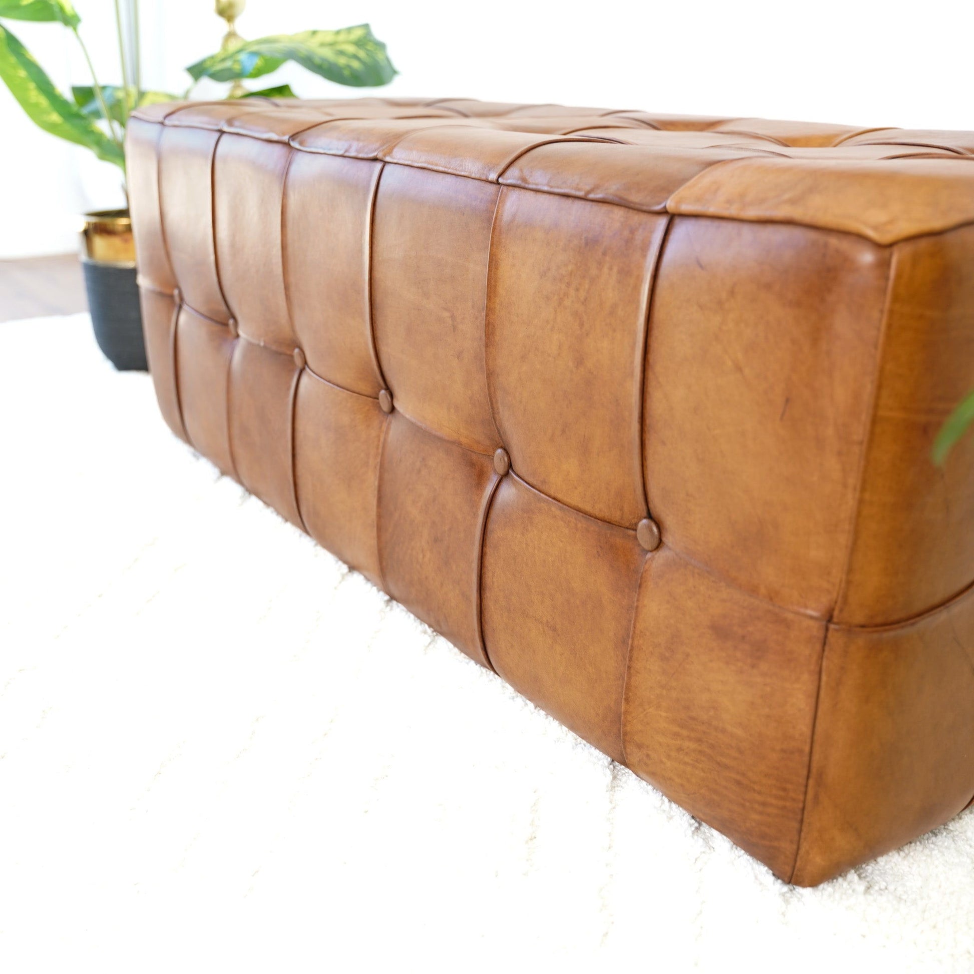 Benjiro - Bench - Tan - The Sleep Loft - Online Mattress Showroom NYC