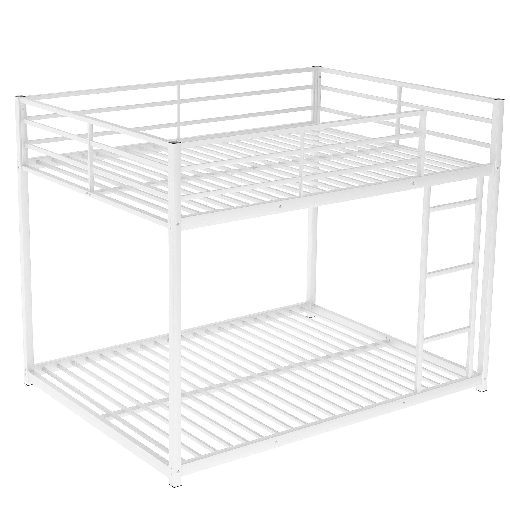 Metal Bunk Bed, Low Bunk Bed With Ladder - The Sleep Loft - Online Mattress Showroom NYC
