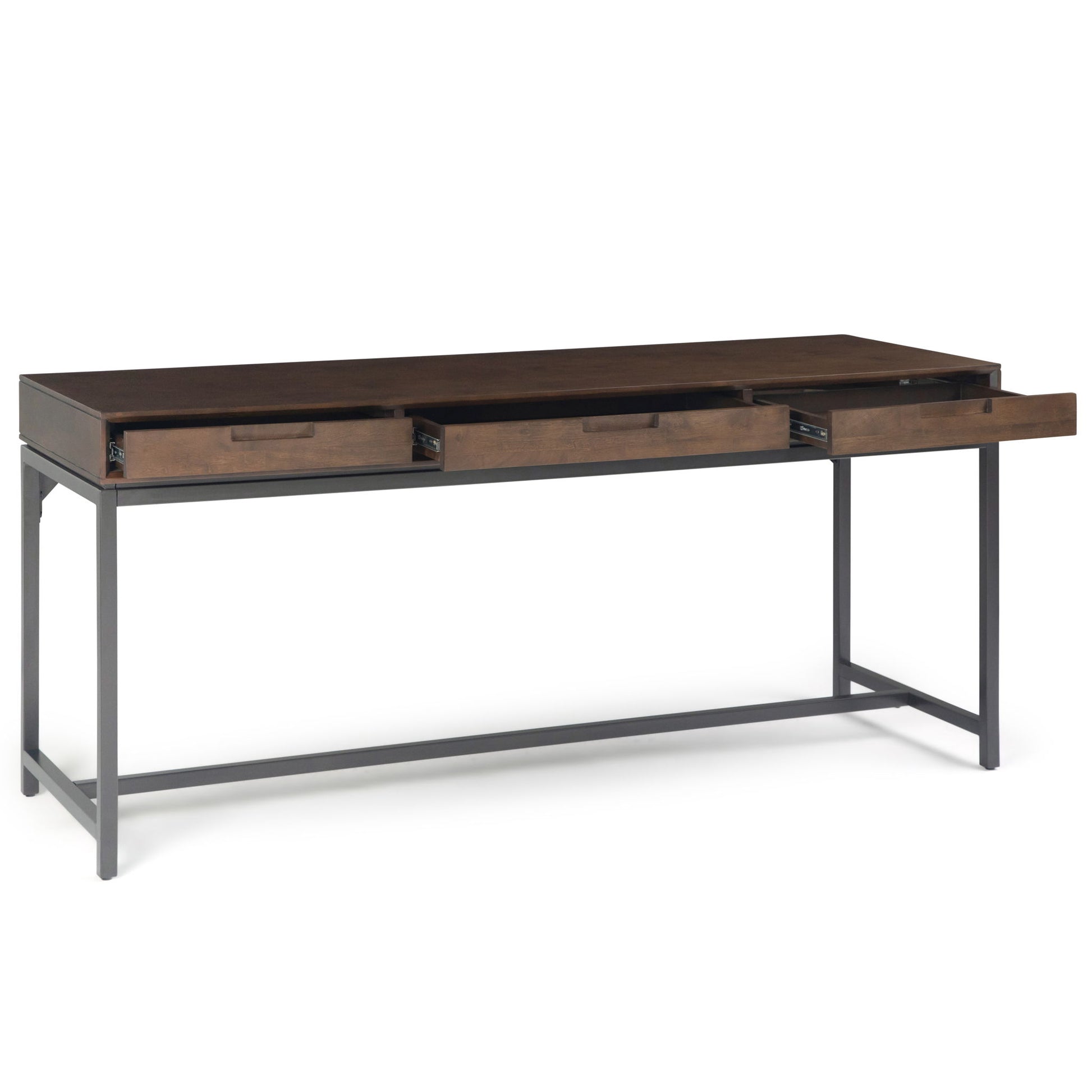 Banting - Mid Century Wide Desk, Handcrafted - The Sleep Loft - Online Mattress Showroom NYC