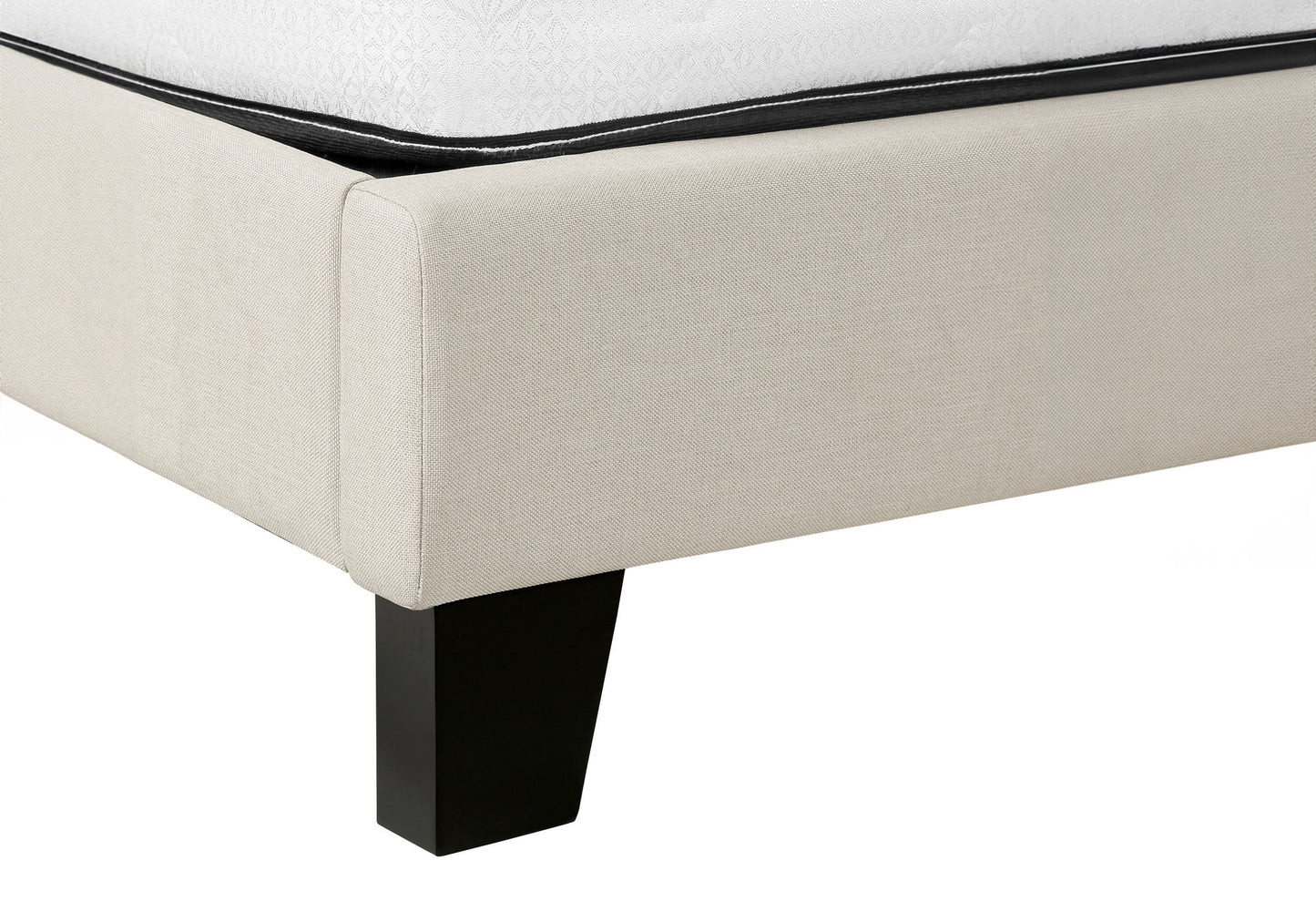 Bed, Upholstered, Frame Only, Transitional - The Sleep Loft - Online Mattress Showroom NYC