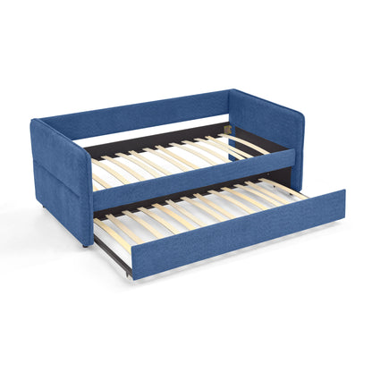 Upholstered Daybed With Pop Up Trundle - The Sleep Loft - Online Mattress Showroom NYC