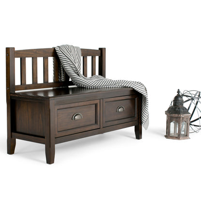 Burlington - Entryway Storage Bench With Drawers - The Sleep Loft - Online Mattress Showroom NYC