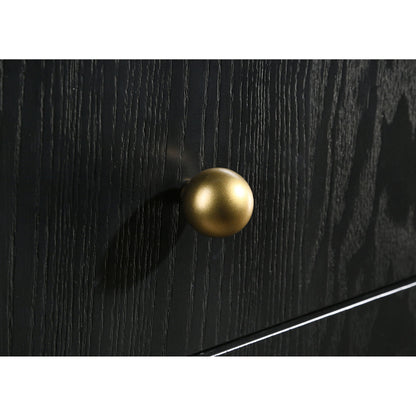 Anser - 3 Drawer Nightstand - Black - The Sleep Loft - Online Mattress Showroom NYC