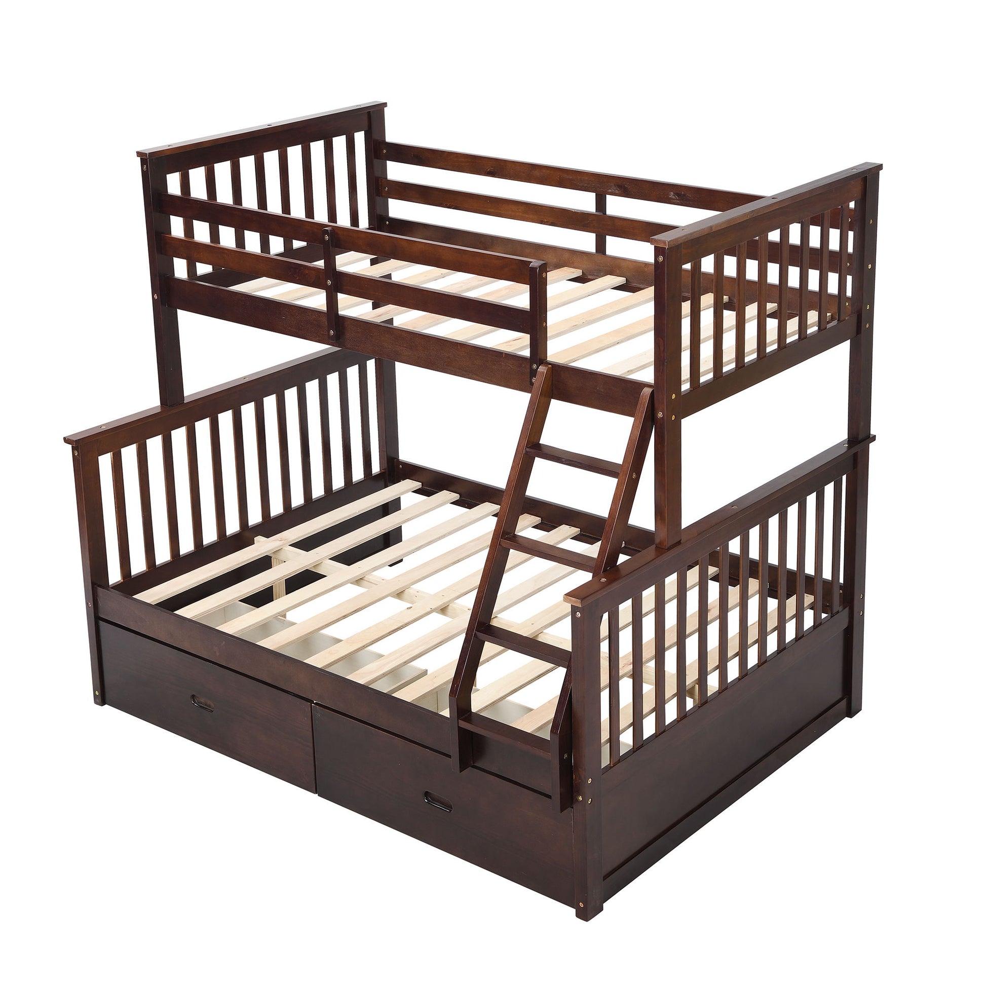Bunk Bed With Ladder, And Safety Guard Rails - The Sleep Loft - Online Mattress Showroom NYC
