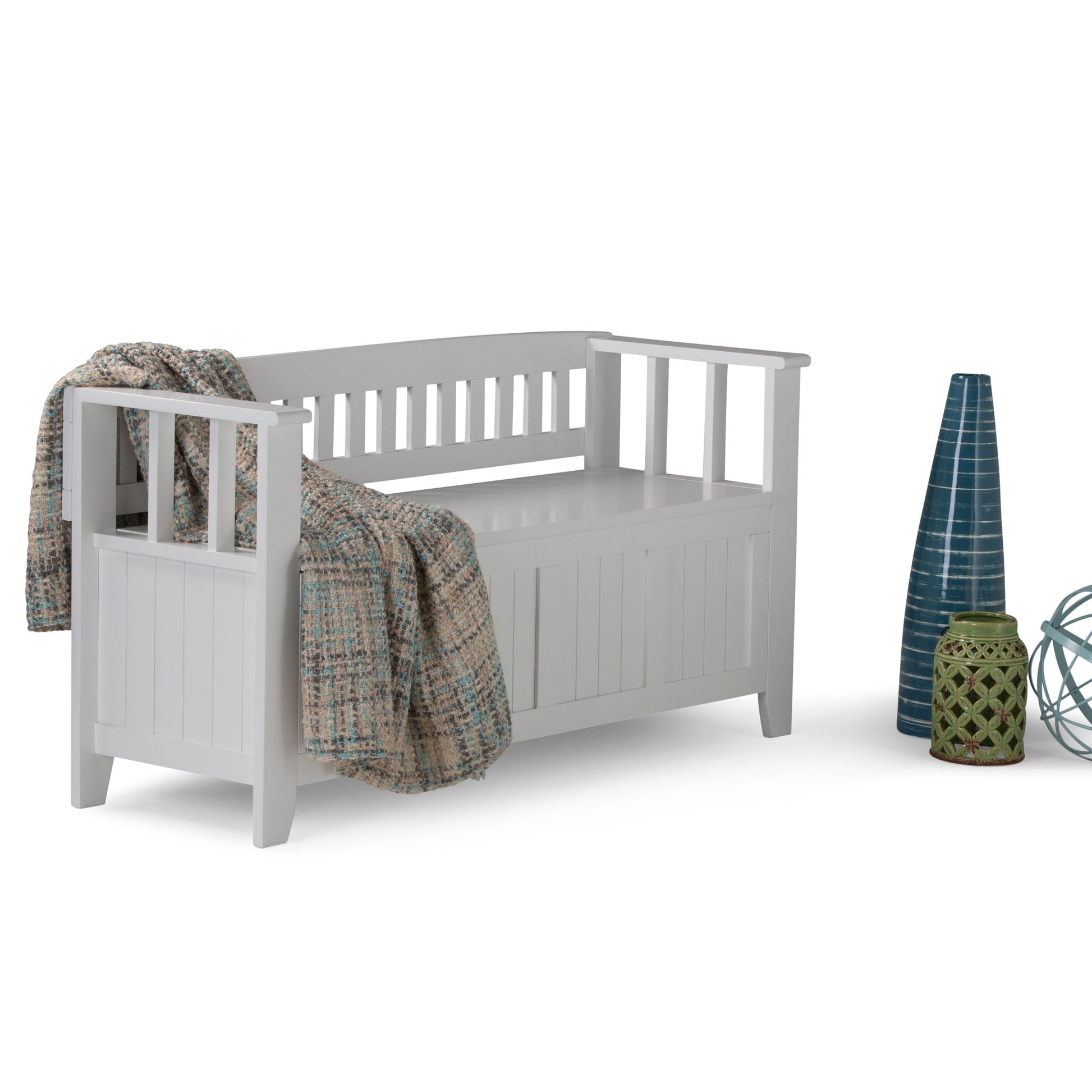 Acadian - Entryway Storage Bench, Handcrafted - The Sleep Loft - Online Mattress Showroom NYC