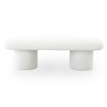 Randolph - Bench - Ivory - The Sleep Loft - Online Mattress Showroom NYC