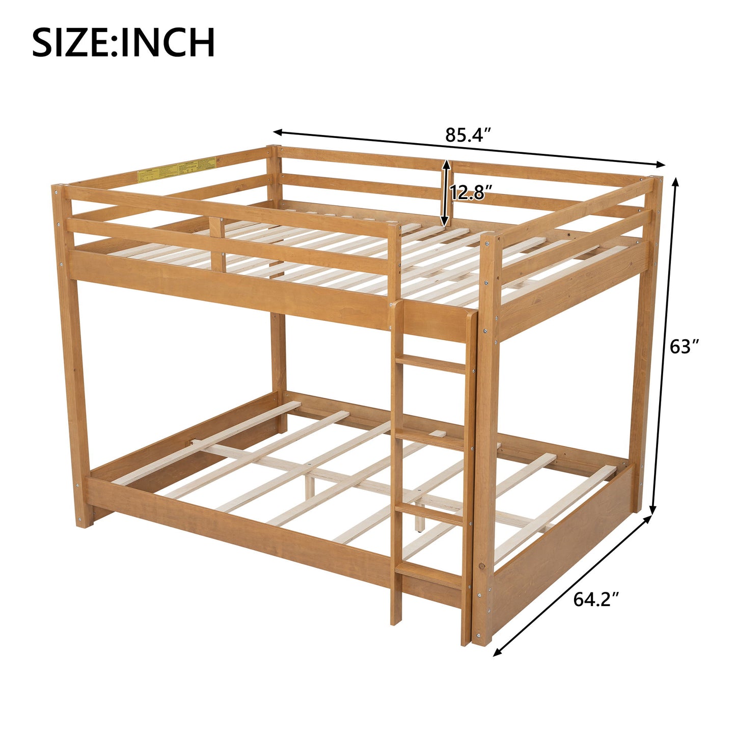 Sturdy Bunk Bed With Ladder - The Sleep Loft - Online Mattress Showroom NYC