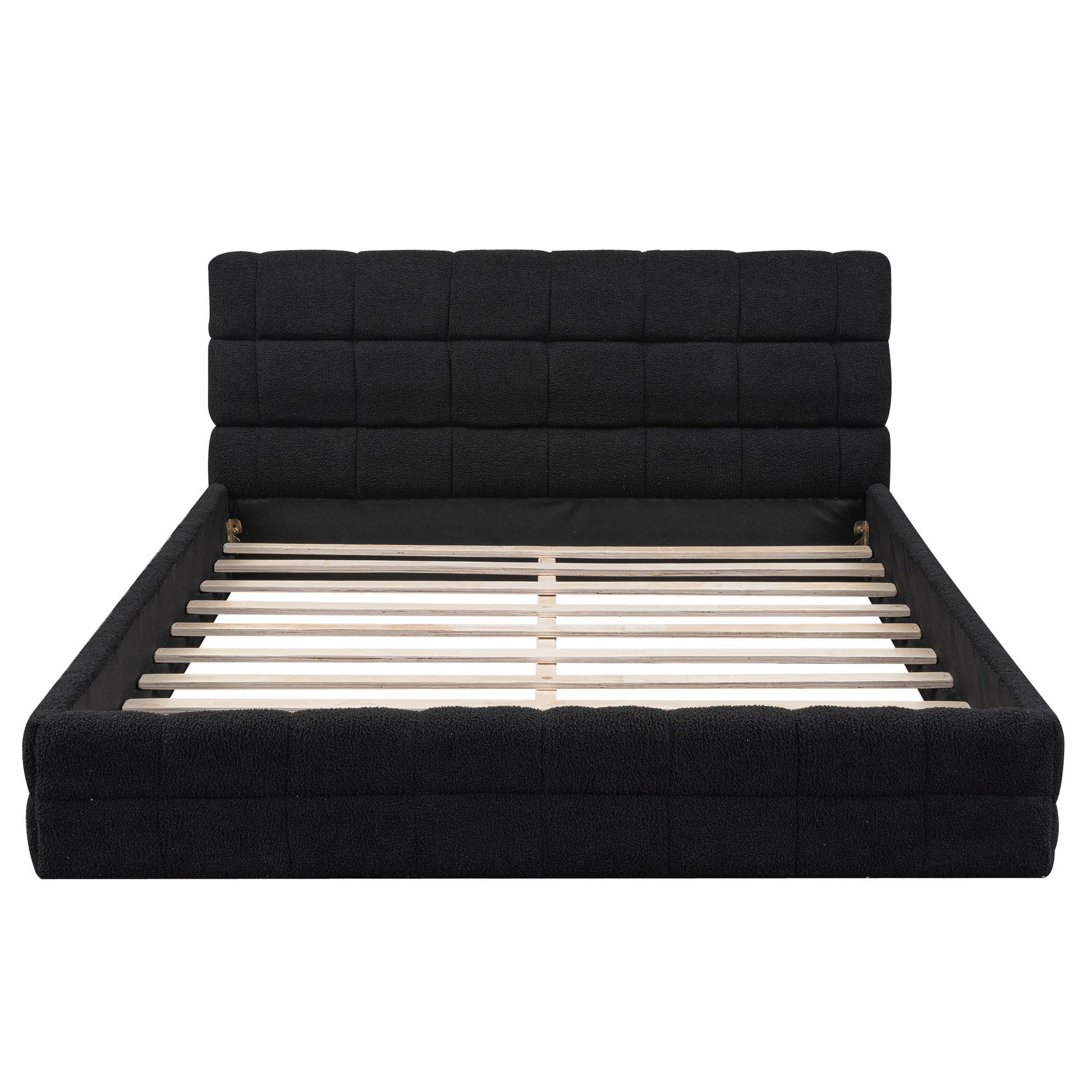 Upholstered Platform Bed With Headboard - The Sleep Loft - Online Mattress Showroom NYC