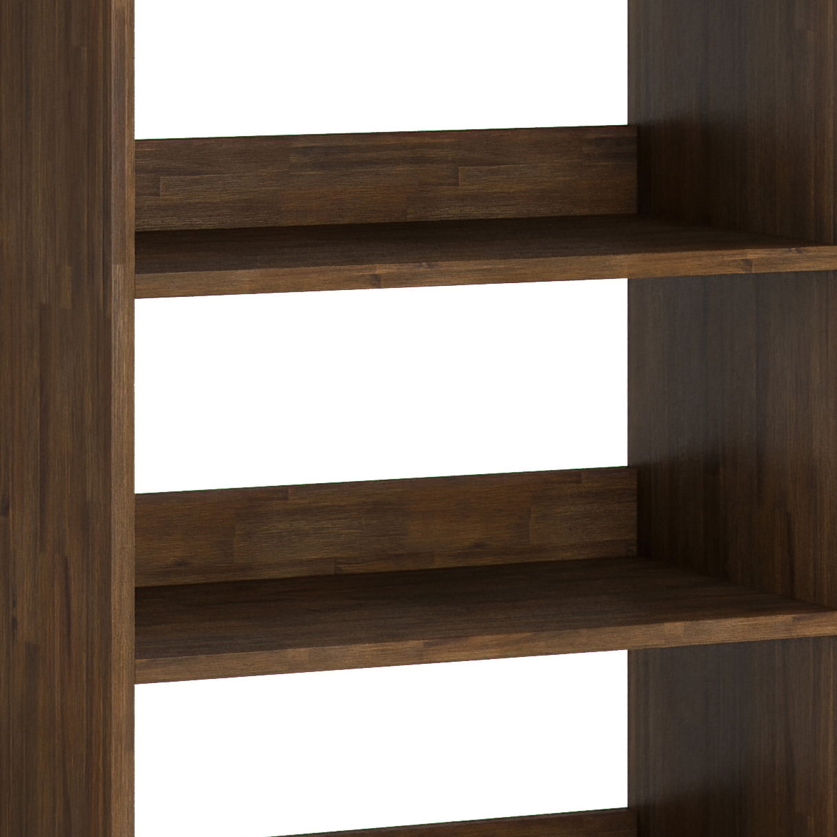 Chase - Tall Bookcase - Rustic Natural Aged Brown - The Sleep Loft - Online Mattress Showroom NYC