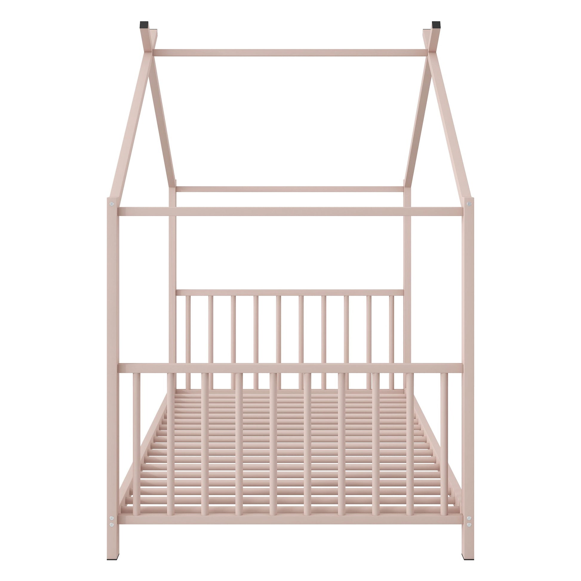 Metal House Platform Bed With Modern Design And Durable Frame - The Sleep Loft - Online Mattress Showroom NYC