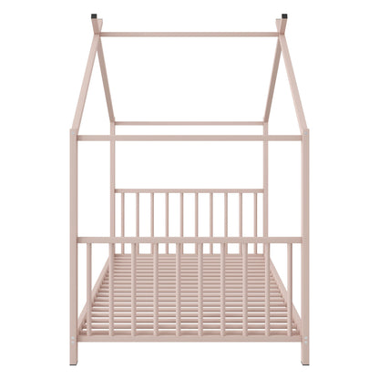 Metal House Platform Bed With Modern Design And Durable Frame - The Sleep Loft - Online Mattress Showroom NYC