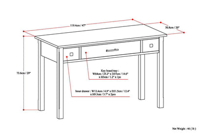 Avalon - Handcrafted Writing Office Desk - The Sleep Loft - Online Mattress Showroom NYC